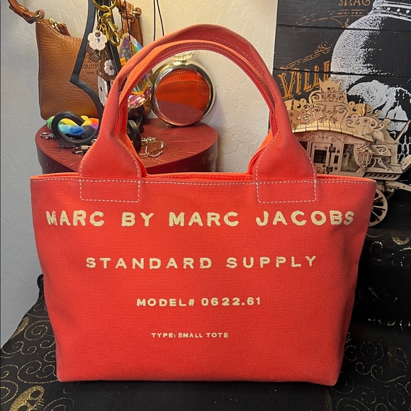 Marc By Marc Jacobs Handbags - Marc by Marc Jacobs Orange/Peachy Small Tote Bag